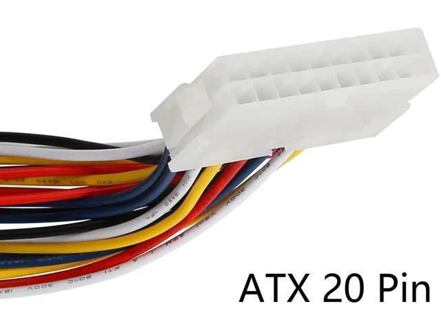 Alt view image 4 of 6 - 30cm ATX 20Pin Male to Female PSU Extension Cable, PC Motherboard Power Extension Cord