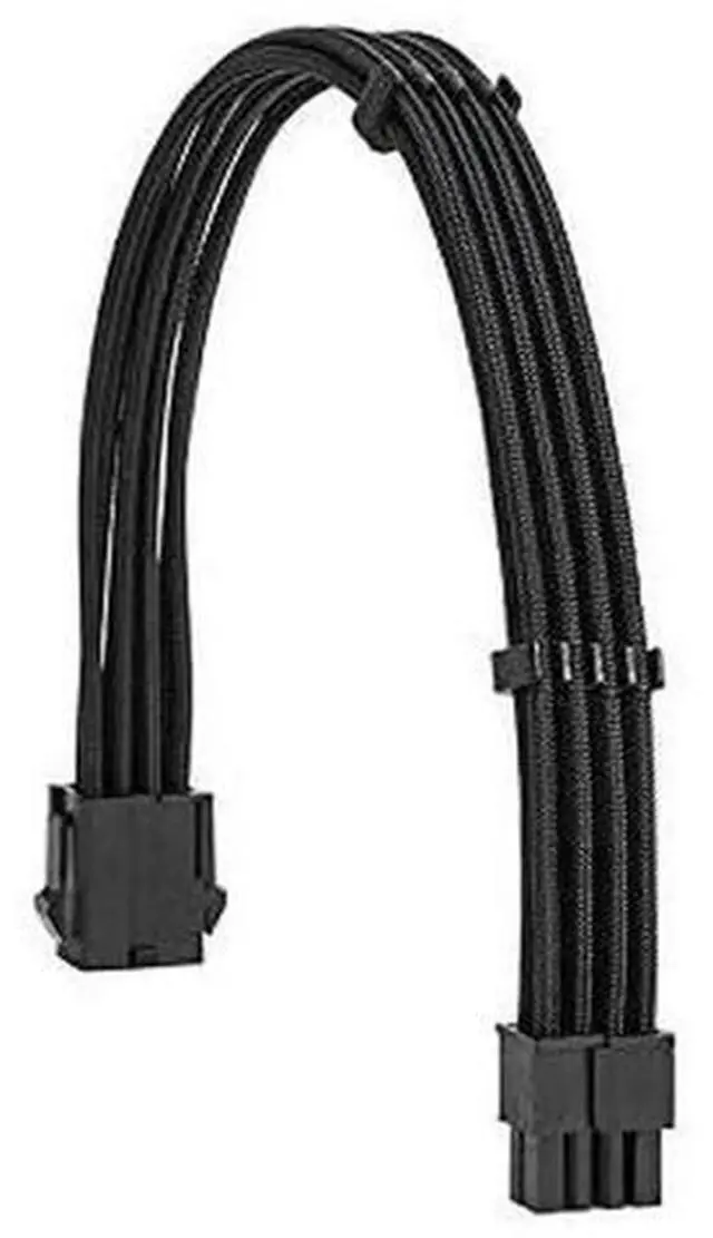 Alt view image 7 of 7 - Black Sleeved PSU Extension Cable Kit 18AWG, EPS 8Pin + PCIe 8Pin with Cable Combs for Motherboard & GPU