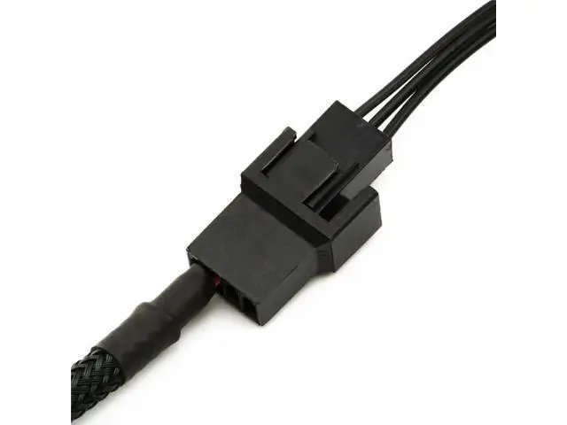 Alt view image 3 of 6 - 5-Pack 15-Pin SATA to 4 Ports 3/4 Pin Fan Splitter Power Adapter Cable, 12V PC Cooling Fan Power Cord