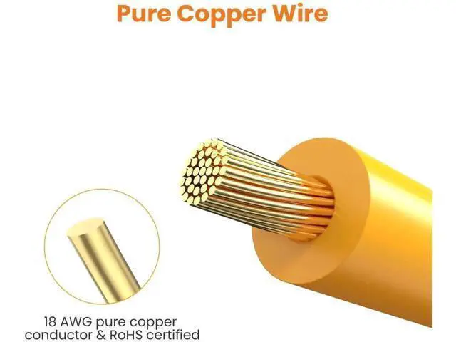 Alt view image 5 of 6 - 2-Pack 10cm (4 Inches) PCIe 6 Pin to 8 Pin Graphics Card Power Adapter Cable