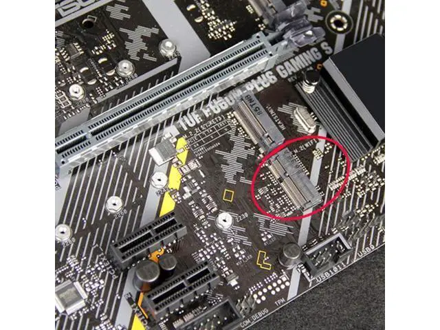 Alt view image 6 of 7 - M.2 NGFF Key A-E Riser Expansion Card, M.2 to Dual USB 2.0 Ports Adapter Cable, Desktop Internal USB 2.0 Port Multiplier Hub Converter
