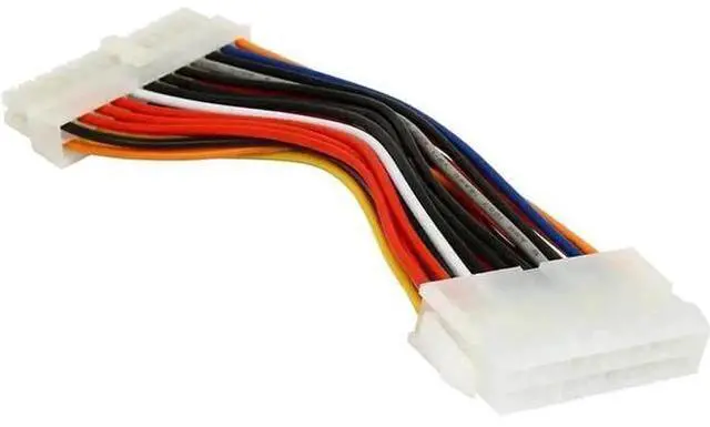 Alt view image 3 of 3 - 6 Inches 20 Pin Female to 24 Pin Male ATX Power Adapter Cable