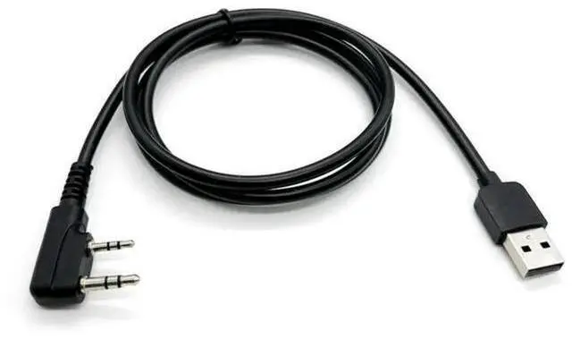 Alt view image 2 of 3 - High Speed 2-Pin USB Programming Cable with Driver CD, Compatible with TYT MD-380 MD-390 & Retevis RT3 DMR Digital Radios