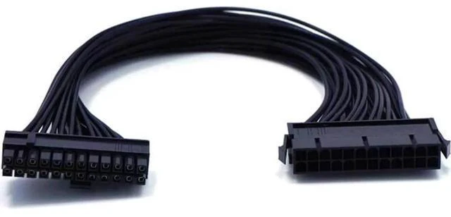 Alt view image 4 of 6 - 12.6 Inch 32cm ATX 24 Pin Male to Female Motherboard Power Extension Cable