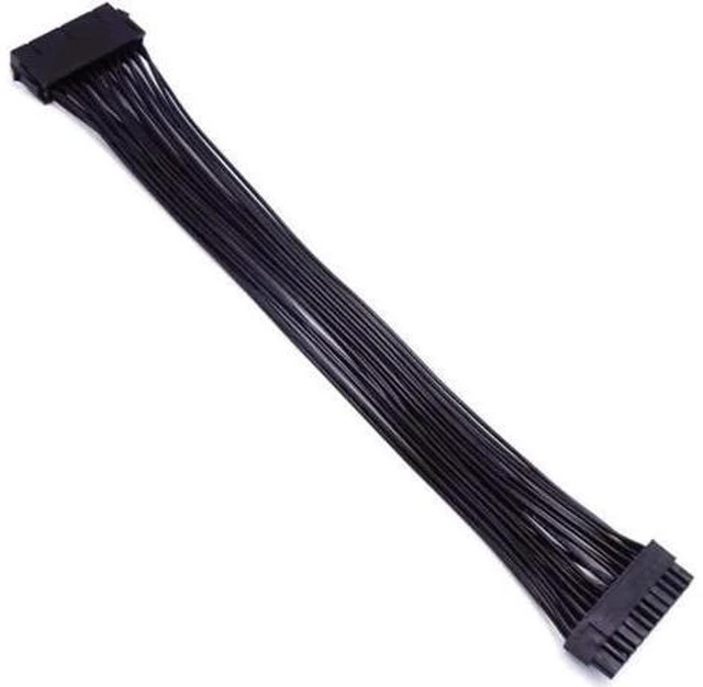 Alt view image 5 of 6 - 12.6 Inch 32cm ATX 24 Pin Male to Female Motherboard Power Extension Cable