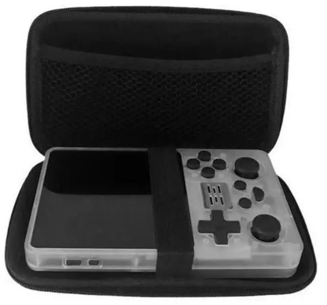 Main image of Anti-Drop Travel Carrying Case with Mesh Pocket & Cable Storage Slot for Anbernic RG40XXV, RG40XXH, RGB20SX Handheld Game Consoles