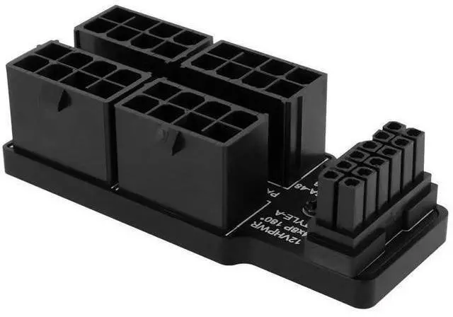 Main image of 180 Degree 12VHPWR 16Pin to 4×8Pin GPU Power Adapter, PCIe 5.0 ATX3.0 600W Type A Connector for RTX 4090/3090Ti