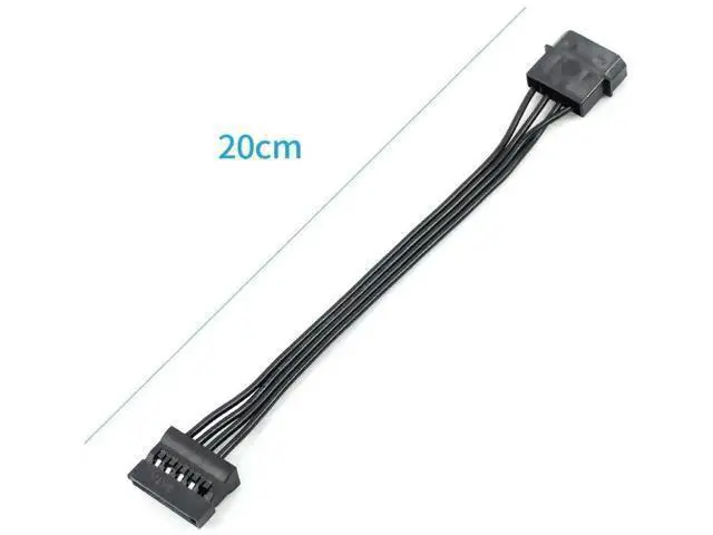 Alt view image 2 of 5 - 3PCS 4 Pin Molex IDE Female to Dual SATA Power Cable, IDE to SATA Adapter for Hard Drive & Optical Drive