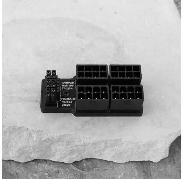 Alt view image 5 of 7 - 180 Degree 12VHPWR 16Pin to 4×8Pin GPU Power Adapter, PCIe 5.0 ATX3.0 600W Type A Connector for RTX 4090/3090Ti