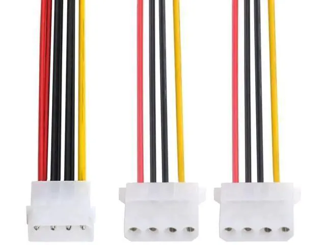 Alt view image 7 of 7 - 10cm 4Pin IDE 1 to 2 Power Splitter Cable, 5V/12V Output for HDD & SSD