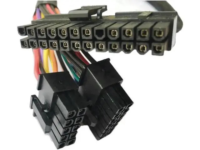 Alt view image 4 of 4 - 25 Inch 18AWG 24Pin (20+4 Split) ATX Motherboard Main Power Cable, 14Pin+10Pin Modular Connector Compatible with Corsair HXi Series PSU