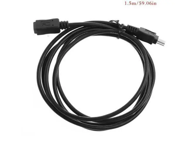 Alt view image 2 of 3 - 1.5m (5 Feet) Mini USB B 5Pin Male to Female Extension Cable, Black USB Mini B Extension Cord