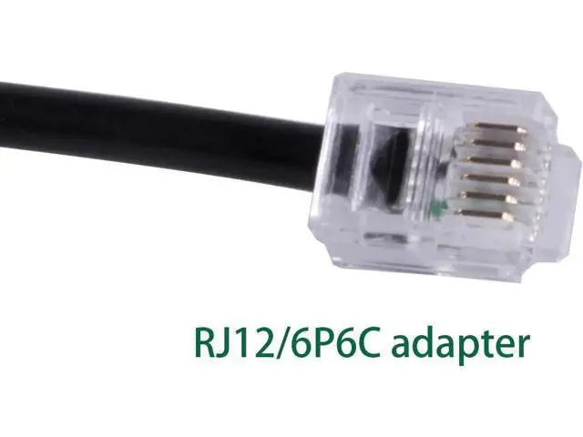 Alt view image 5 of 5 - DB9 Serial RS232 to RJ12 6P6C Adapter Cable, 940-0144A Compatible for APC Rack PDU
