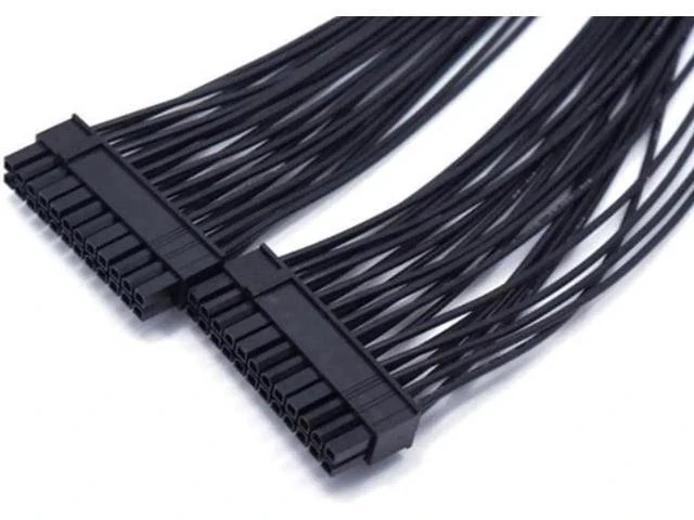 Alt view image 2 of 3 - ATX 24Pin 1-to-2 PSU Splitter Cable, Male to Dual Female Power Extension Cord
