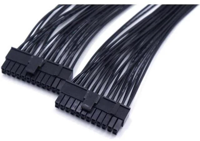 Alt view image 3 of 3 - ATX 24Pin 1-to-2 PSU Splitter Cable, Male to Dual Female Power Extension Cord