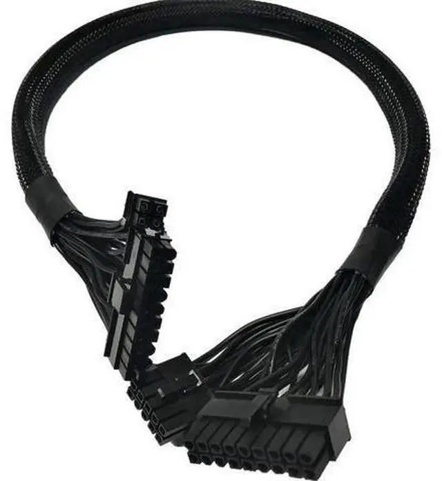 Main image of 24 Inch ATX 24Pin (20+4) to 18Pin+10Pin Modular PSU Extension Cable, Compatible with Seasonic M12II Evo 520/620/650/750/850 Power Supplies