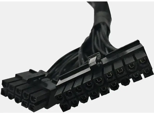 Alt view image 2 of 6 - 24 Inch ATX 24Pin (20+4) to 18Pin+10Pin Modular PSU Extension Cable, Compatible with Seasonic M12II Evo 520/620/650/750/850 Power Supplies