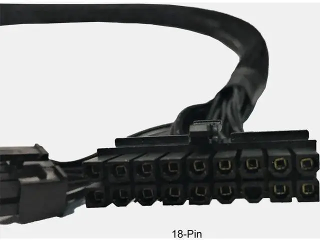 Alt view image 6 of 6 - 24 Inch ATX 24Pin (20+4) to 18Pin+10Pin Modular PSU Extension Cable, Compatible with Seasonic M12II Evo 520/620/650/750/850 Power Supplies