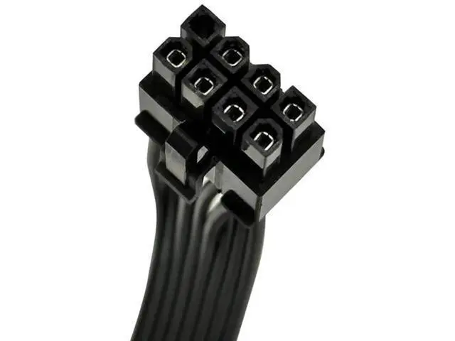Alt view image 2 of 6 - 18AWG Flat PCIe Dual 8Pin (6+2) GPU Power Cable for Corsair RM Series Modular PSU RM450/RM550/RM650/RM750/RM850/RM1000