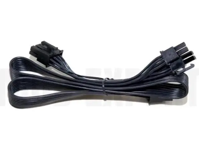 Alt view image 4 of 6 - 8Pin to Split 4+4Pin EPS ATX12V CPU Modular Power Cable Compatible with Seasonic X-1050XM2, X-1250XM2, X-650 KM3, X-750 KM3, X-850 KM3 PSU