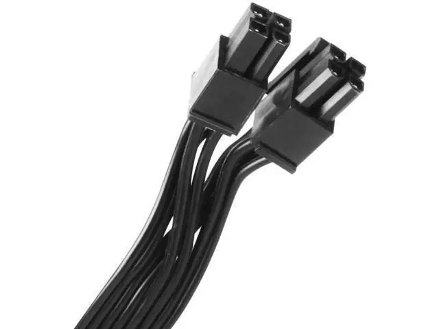 Alt view image 5 of 6 - 8Pin to Split 4+4Pin EPS ATX12V CPU Modular Power Cable Compatible with Seasonic X-1050XM2, X-1250XM2, X-650 KM3, X-750 KM3, X-850 KM3 PSU
