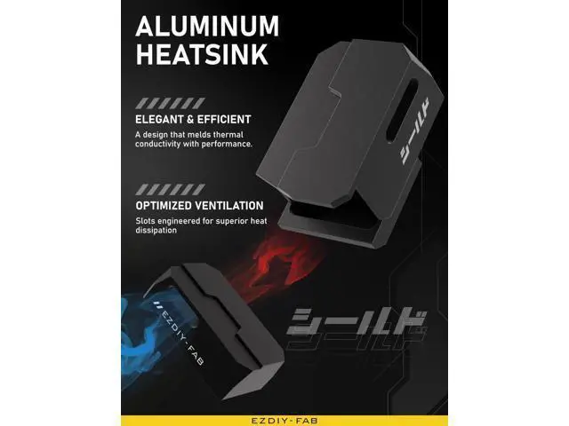 Alt view image 3 of 6 - Shield Series 8-Pin PCIe GPU Power Adapter, 90 Degree Angled Connector, Reverse Type Aluminum Adapter for Graphics Card, Black - 1 Pack