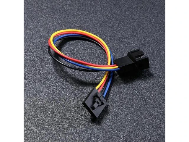 Alt view image 2 of 3 - 5Pin to 4Pin Fan Adapter Extension Cable, PC Cooling Fan Converter Cord