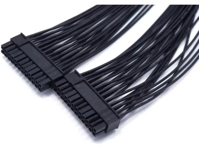 Alt view image 3 of 3 - ATX 24Pin 1-to-2 PSU Splitter Cable, Male to Dual Female Power Extension Cord