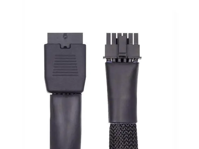 Alt view image 3 of 5 - 17cm 12VHPWR Male to Female Extension Cable, ATX3.0 PCIe5.0 16Pin(12+4) GPU Power Cord for RTX 3080, 3090Ti