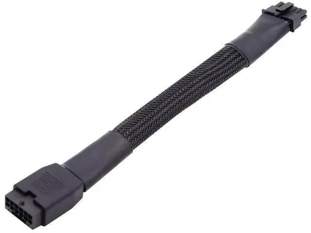 Alt view image 4 of 5 - 17cm 12VHPWR Male to Female Extension Cable, ATX3.0 PCIe5.0 16Pin(12+4) GPU Power Cord for RTX 3080, 3090Ti