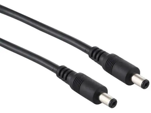 Alt view image 4 of 6 - 1.5m Black 8A DC 5.5×2.1mm Male to Male Extension Power Cable