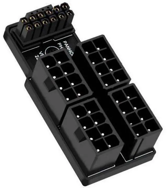 Main image of 90° Up Angled ATX 8Pin×4 to 12VHPWR PCIe5.0 ATX3.0 16Pin Modular Power Adapter
