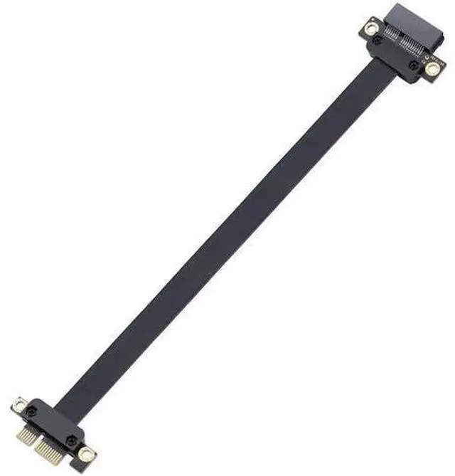 Main image of PCI Express 36Pin X1 Extension Cable, 180 Degree Straight Angle PCIe 3.0 Riser Cord, 20cm Length