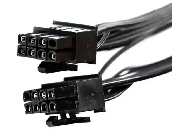 Alt view image 4 of 7 - ATX3.0 PCIe5.0 12VHPWR 16Pin Modular Cable to Dual 8Pin PCIe Power Cord, Compatible with RTX 3080 3090 Ti GPU