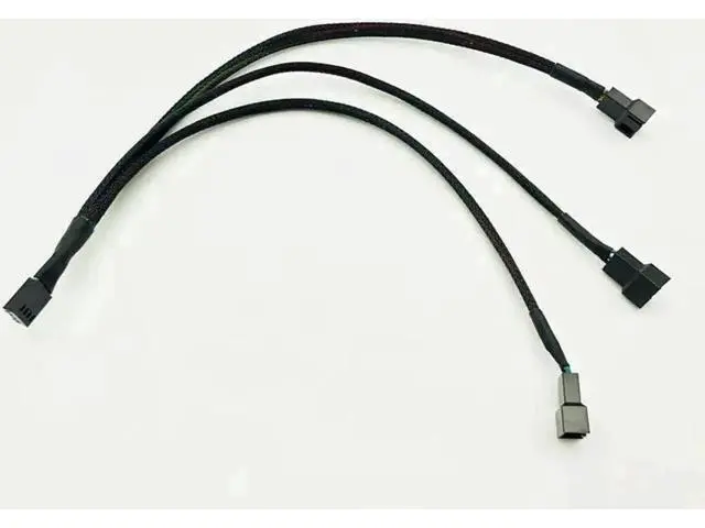 Alt view image 6 of 6 - 5PCS 1 to 3 4Pin PWM Fan Splitter Cables, 4P Female to 3/4Pin Adapter for PC CPU & Mining Cooling Fans
