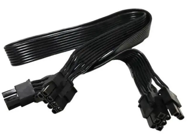 Alt view image 5 of 6 - 18AWG PCIe Dual 8Pin (6+2 Detachable) Modular GPU Power Cable Compatible with Seasonic SS-1050XM2, SS-1250XM2, SS-650KM3, SS-750KM3, SS-850KM3 PSU