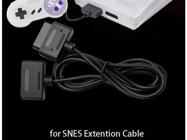 Alt view image 3 of 5 - 1.8M Controller Extension Cable Compatible with Nintendo SNES / Super Famicom SFC Game Console, Gamepad Extension Cord
