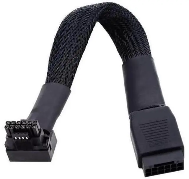 Main image of ATX 3.0 PCIe 5.0 12VHPWR Male to Female 90° Up-Angled GPU Extension Cable