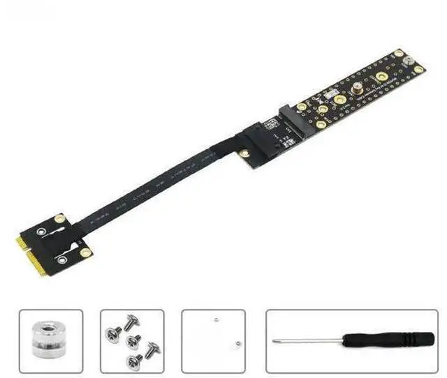 Main image of Mini PCIe Male to M.2 Key M Female Adapter, Mini PCI-E to NVME NGFF M.2 Key M Riser Card for PCI-E Tester Expansion