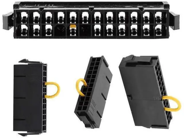 Alt view image 2 of 7 - 24-Pin ATX Power Supply Jumper Bridge, 20+4 Pin PSU Starter Tool for Mining Rigs