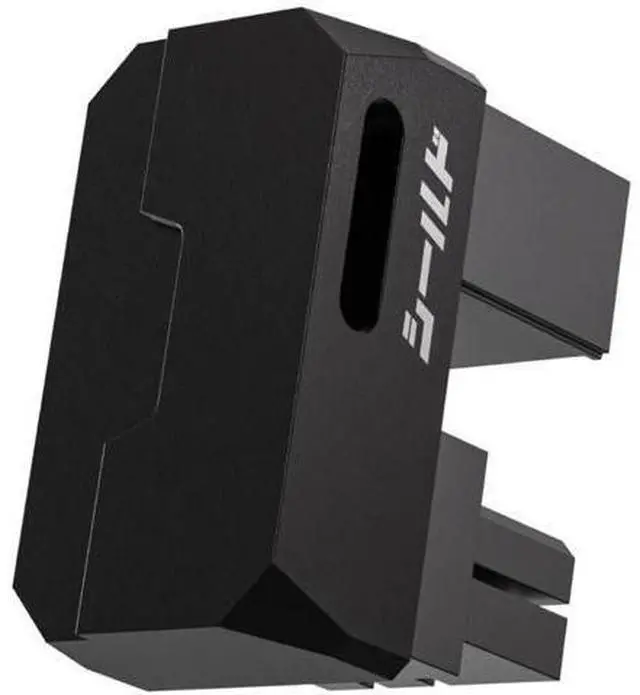 Main image of 1 Pack Black Reverse-Type Shield Series Aluminum 180° U-Turn 8-Pin PCIe GPU Angled Power Adapter