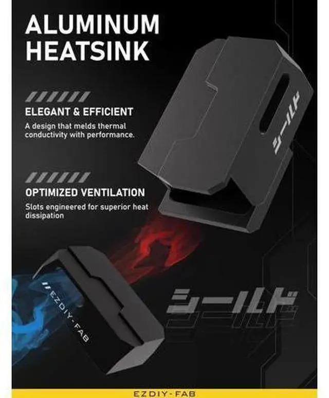 Alt view image 3 of 6 - 1 Pack Black Shield Series Aluminum 180° U-Turn 8-Pin PCIe GPU Angled Power Adapter for Standard Graphics Cards