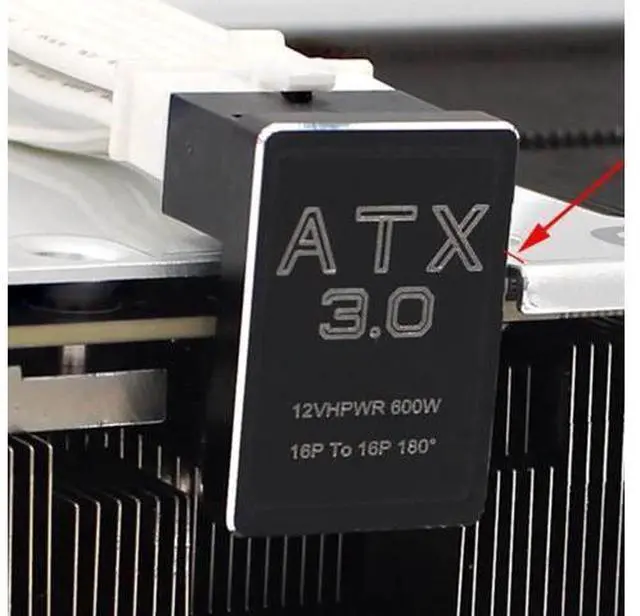 Alt view image 4 of 7 - UP Angled 360° Rotatable 12VHPWR 16Pin Direction-Changing Modular Power Adapter, ATX3.0 PCIe5.0 Compliant for RTX 4080 / 5090Ti Graphics Cards