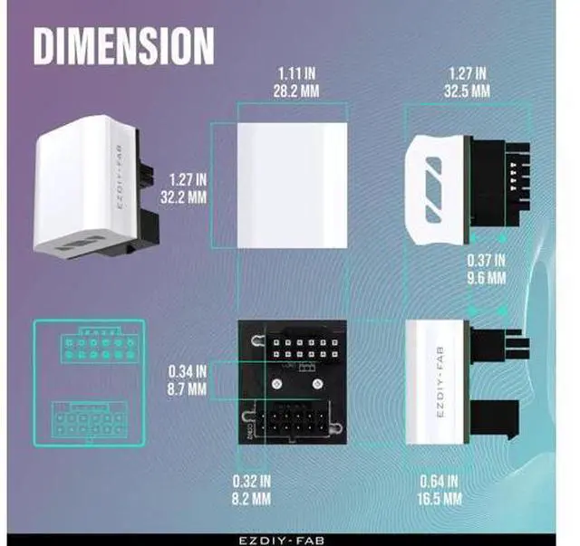 Alt view image 5 of 7 - 12VHPWR 12+4 Pin 180 Degree Angled Power Adapter, 600W Max Output, White, Compatible with RTX 4090/4080/4070 Ti GPU, 1 Pack