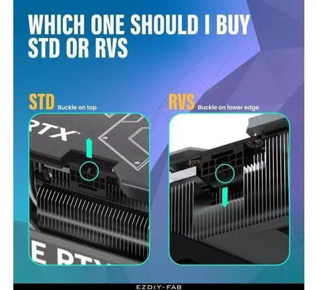 Alt view image 4 of 7 - STD Type 180° 12VHPWR Angled Power Adapter, Max 600W, Black, 1 Pack, Compatible with RTX 4090, 4080, 4070Ti Graphics Cards