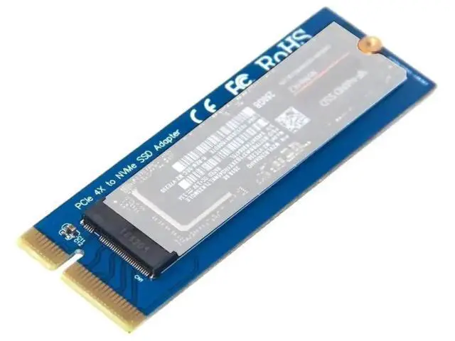 Alt view image 6 of 6 - PCIe 3.0 x4 to NVMe M.2 SSD Expansion Adapter Card, Desktop PCI-E Converter Supporting 2230/2242/2260/2280 M.2 NVMe Solid State Drives
