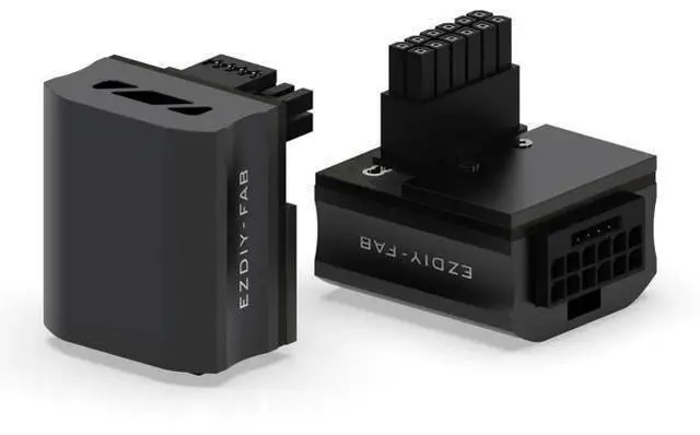 Main image of 90 Degree RVS-Type 12VHPWR 12+4Pin GPU Power Adapter, Max 600W Output, Black, 1 Pack, Compatible with RTX 4090, 4080, 4070Ti Graphics Cards