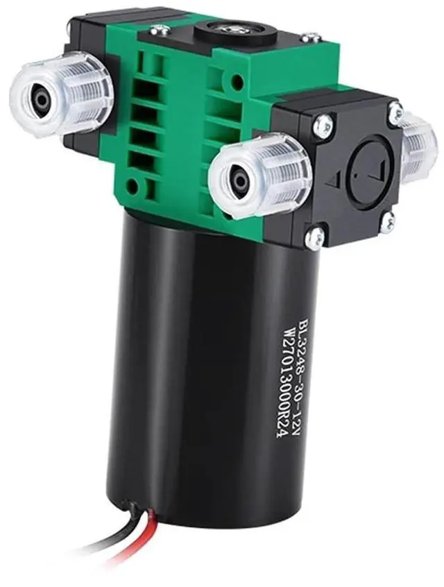 Alt view image 3 of 3 - 600mLPM Double Heads 6bar Electric Diaphragm Liquid Pump Mini Water Pump High-pressure Cleaning Pump Self-priming(L01BL1240-2T)
