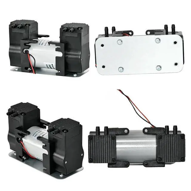 Alt view image 3 of 4 - Selling Double Head air Pump 12V 24V 110V 220V 10-12L/min YC-M2 Diaphragm Vacuum Pump