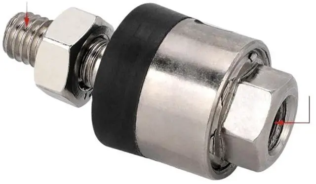 Main image of 1pcs Fisheye Joint Female Piston Rod End Ball Head Floating Joint Male Thread Universal Pneumatic Cylinder Mounting Knuckle Bearing(M6x1 Floating)
